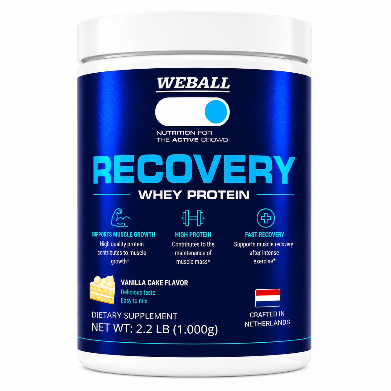 RECOVERY WHEY PROTEIN VANILLA