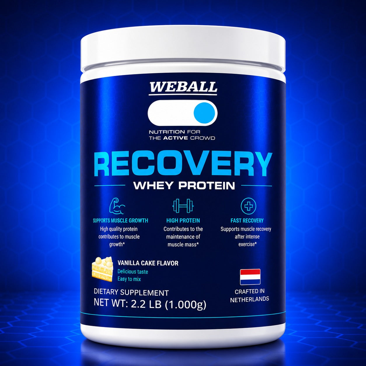 RECOVERY WHEY PROTEIN VANILLA